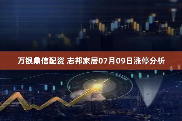 万银鼎信配资 志邦家居07月09日涨停分析